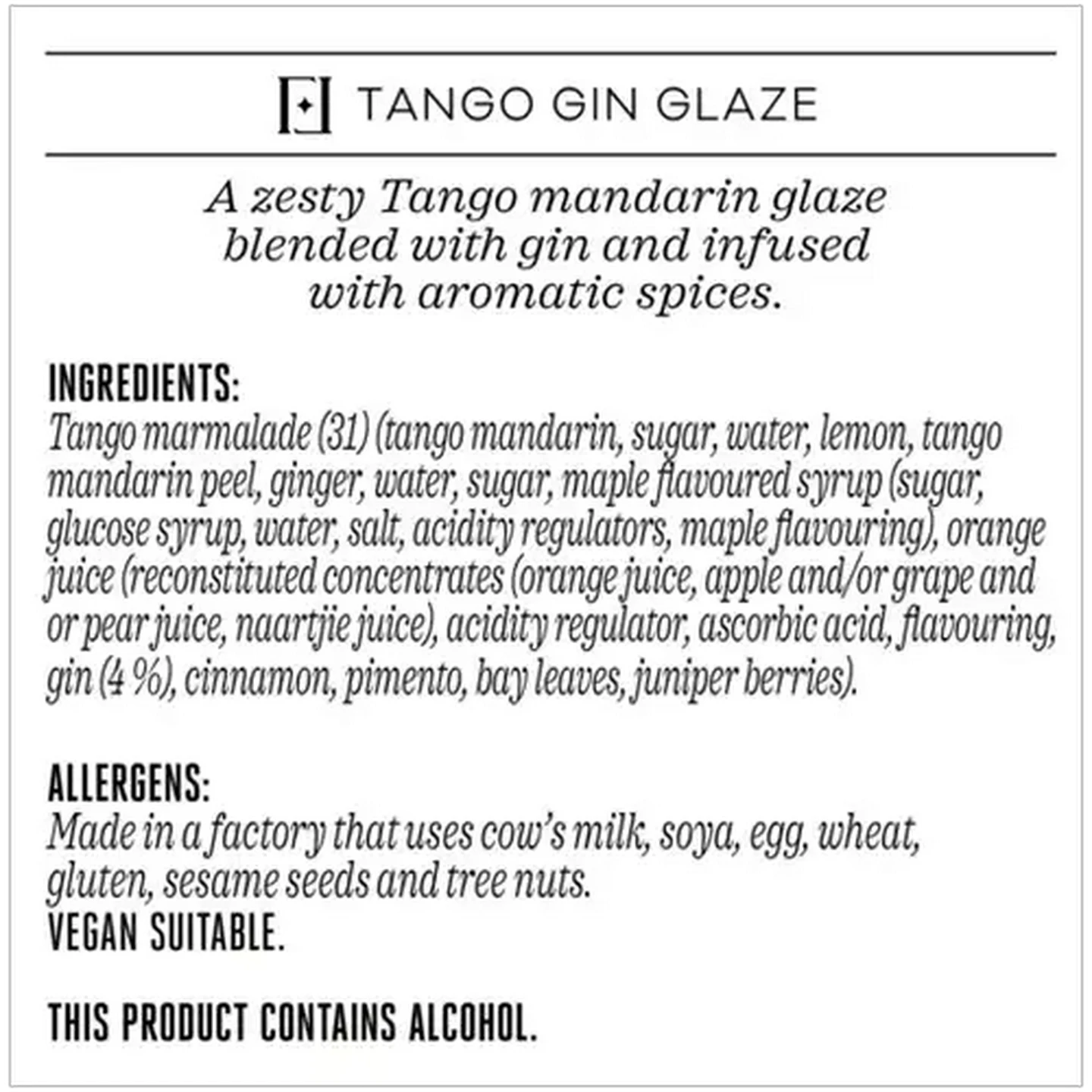 Image of Forage And Feast Tango & Gin Glaze 150g 