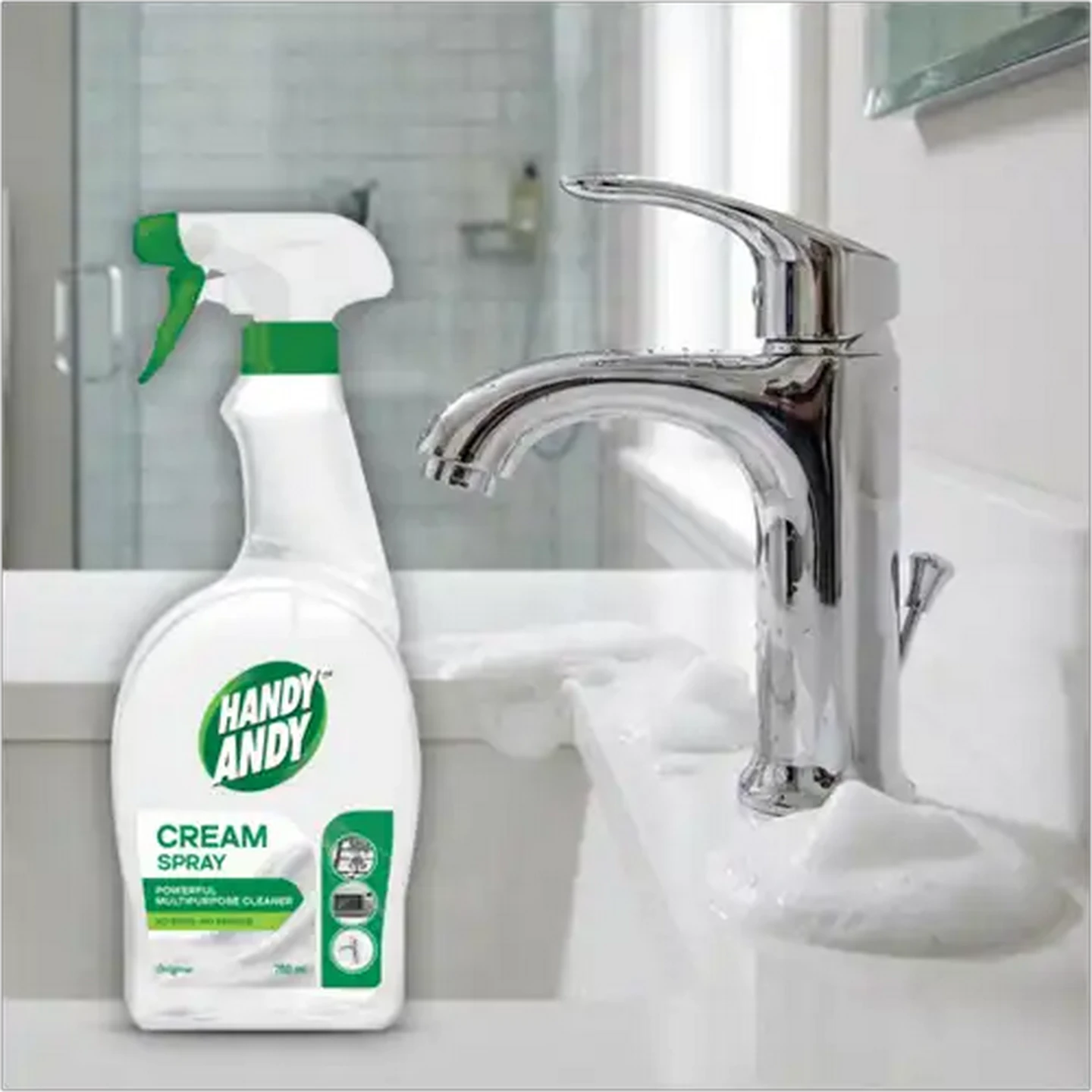 Image of Handy Andy Original Powerful Multipurpose Cleaner Cream Spray 750ml 