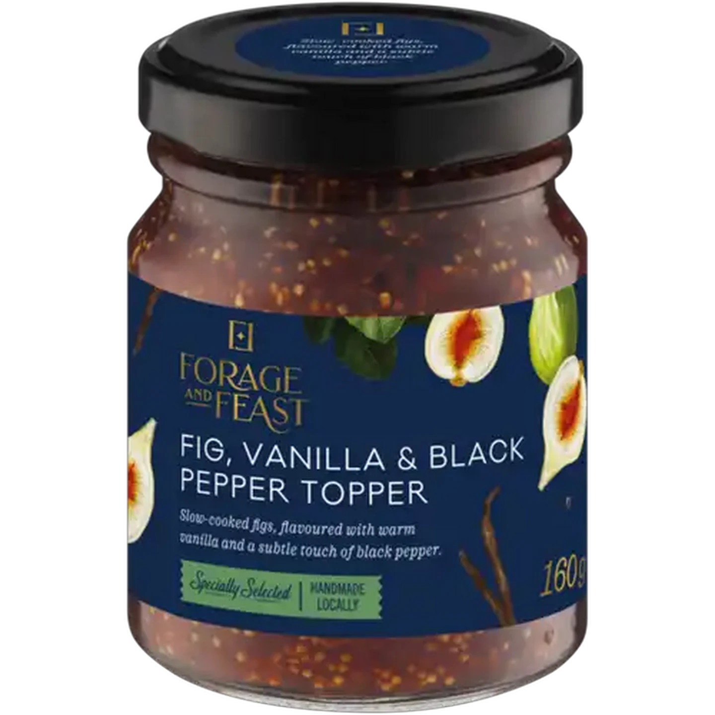 Image of Forage And Feast Fig, Vanilla & Black Pepper Topper 160g 