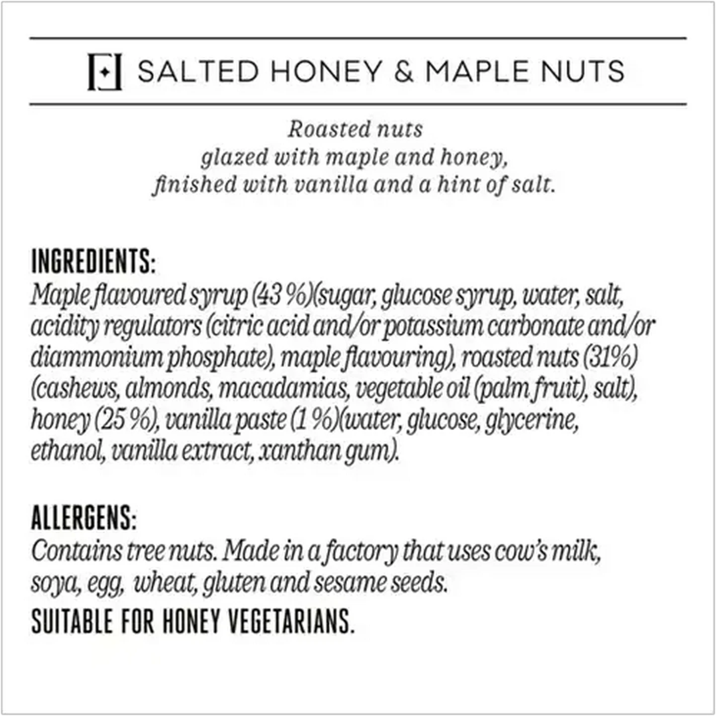 Image of Forage And Feast Salted Honey & Maple Nuts 240g 