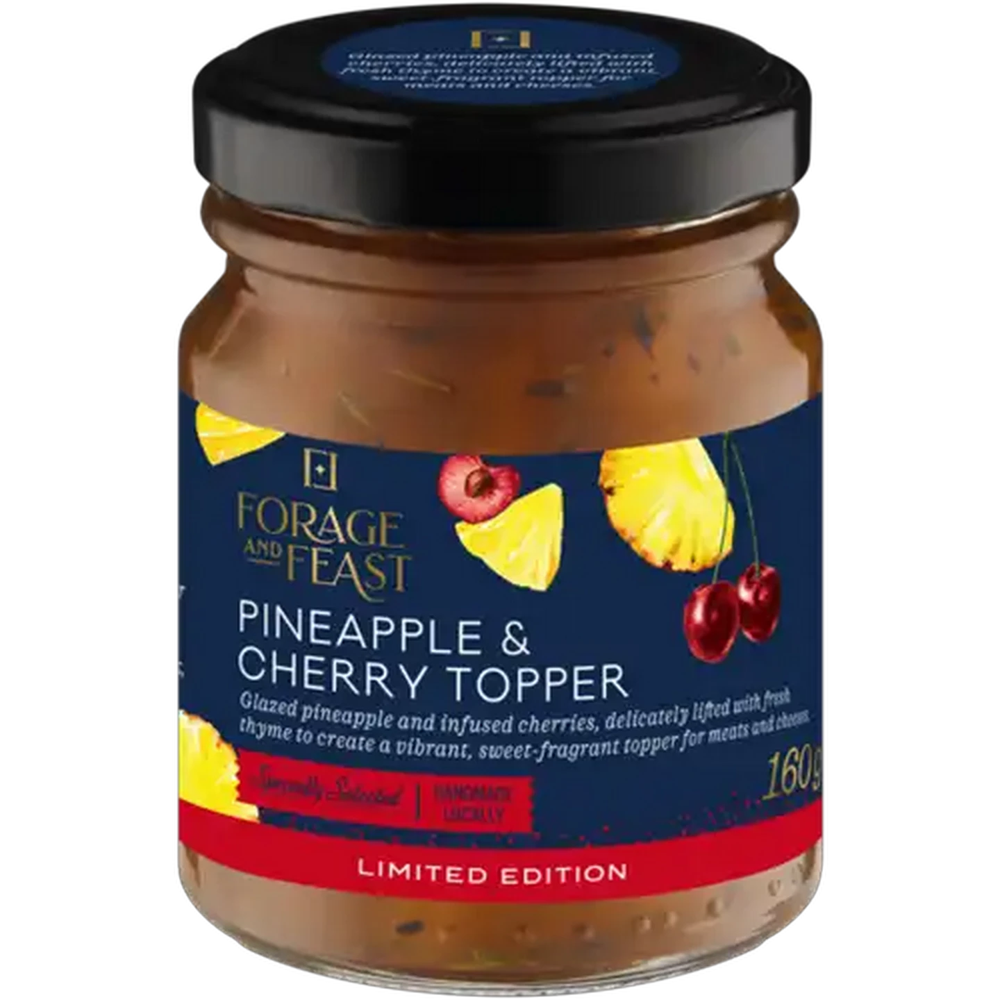 Image of Forage And Feast Limited Edition Pineapple & Cherry Topper 160g 