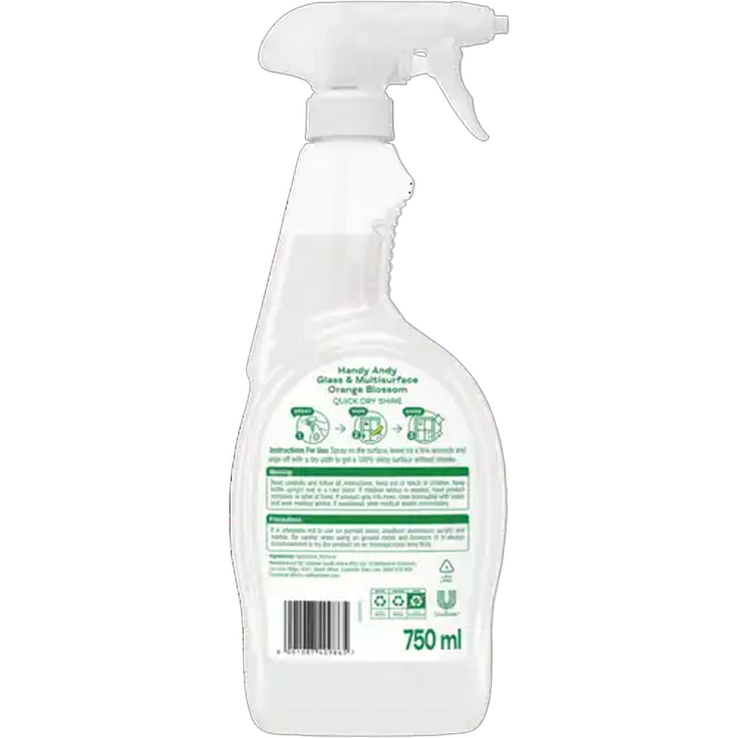 Image of Handy Andy Orange Blossom Glass & Multisurface Cleaner 750ml 