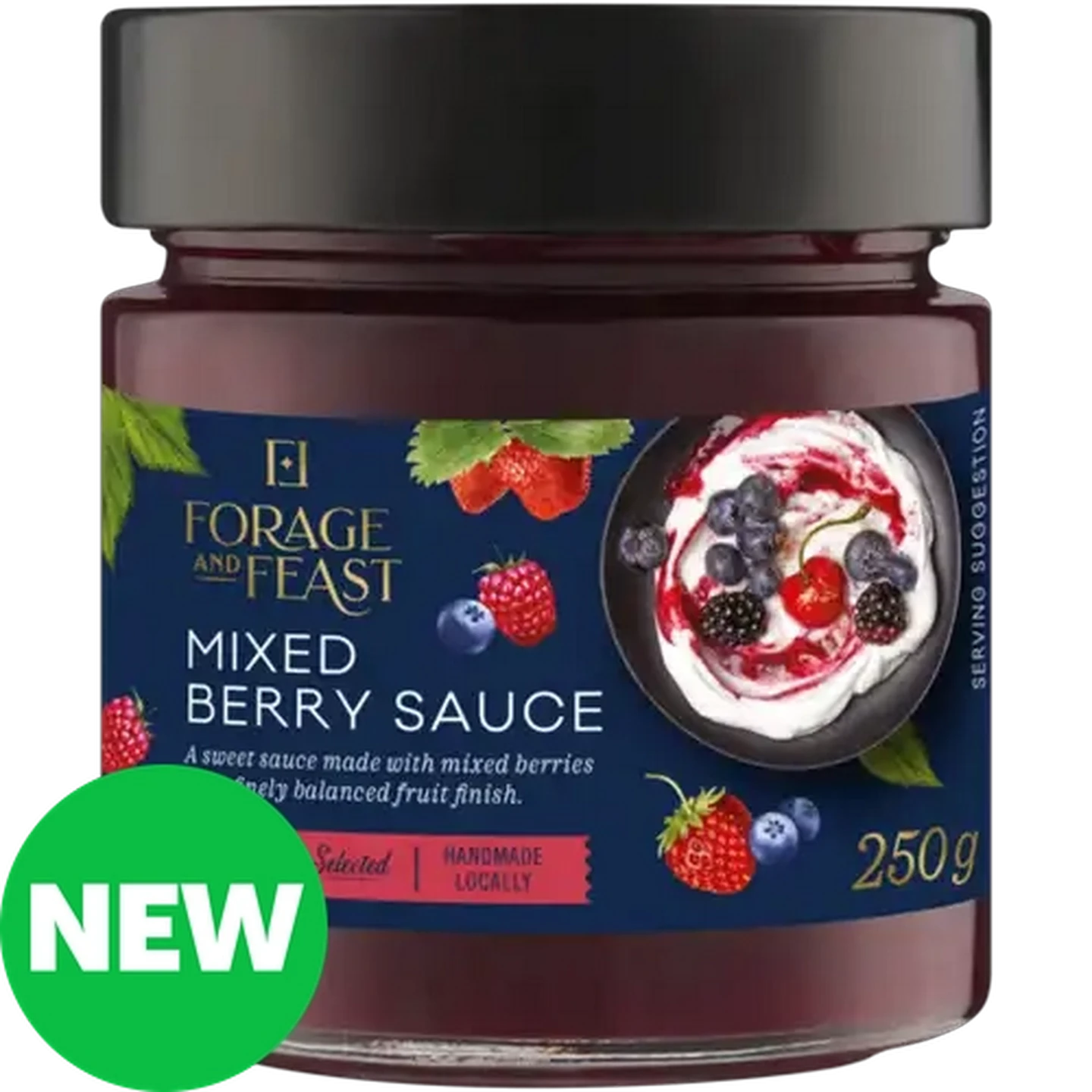 Image of Forage And Feast Mixed Berry Sauce 250g 