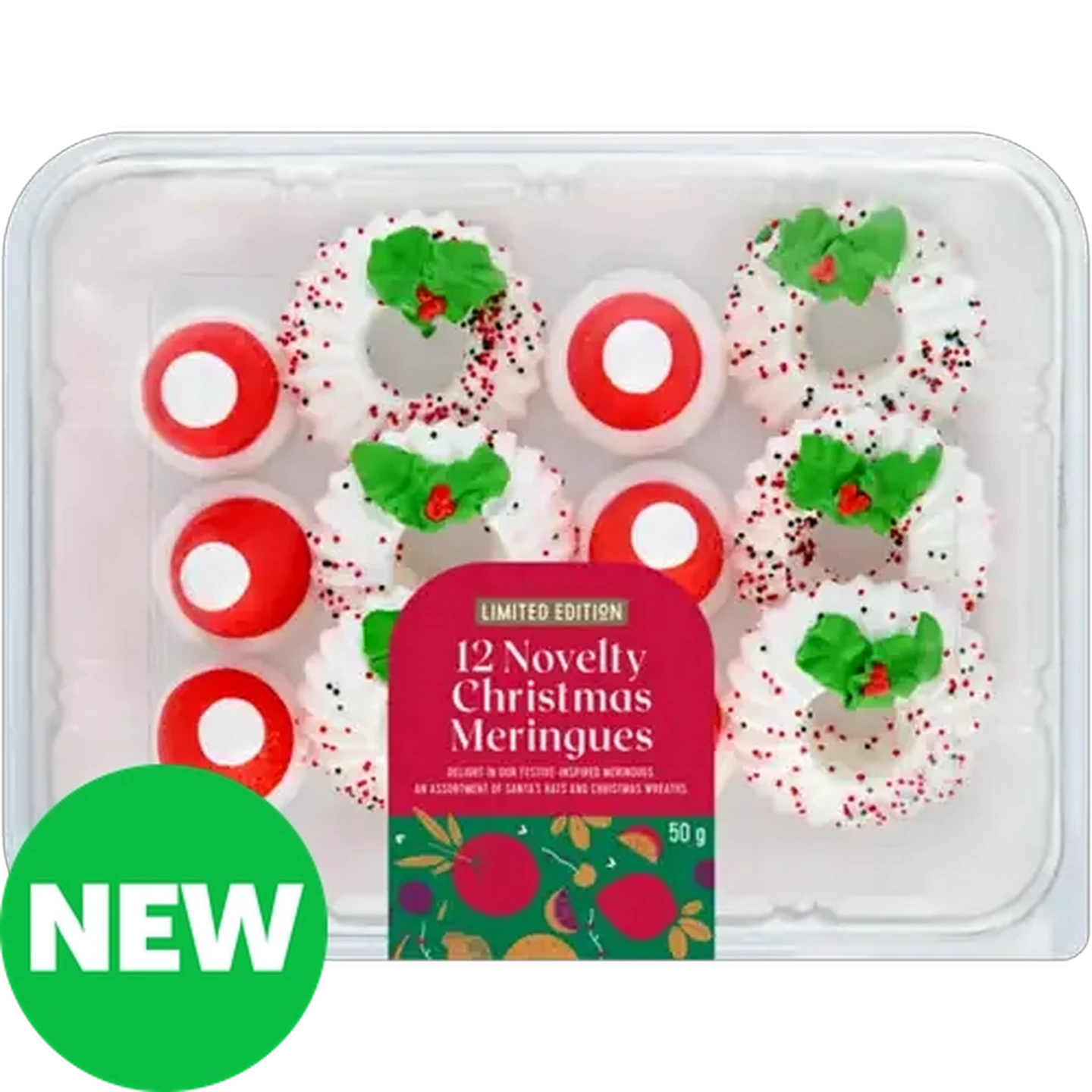 Image of Limited Edition Novelty Christmas Meringues 12-Pack 
