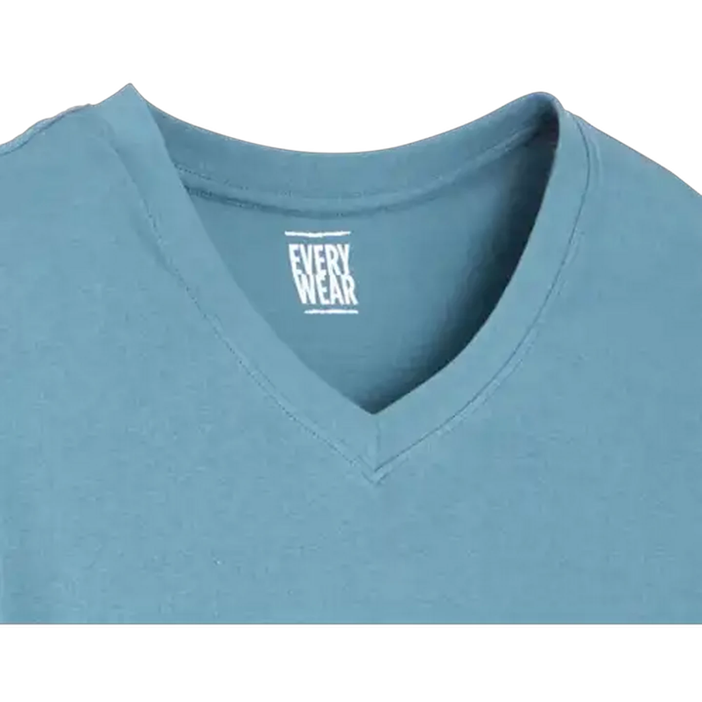 Image of Every Wear Men's Blue V-Neck T-Shirt Medium