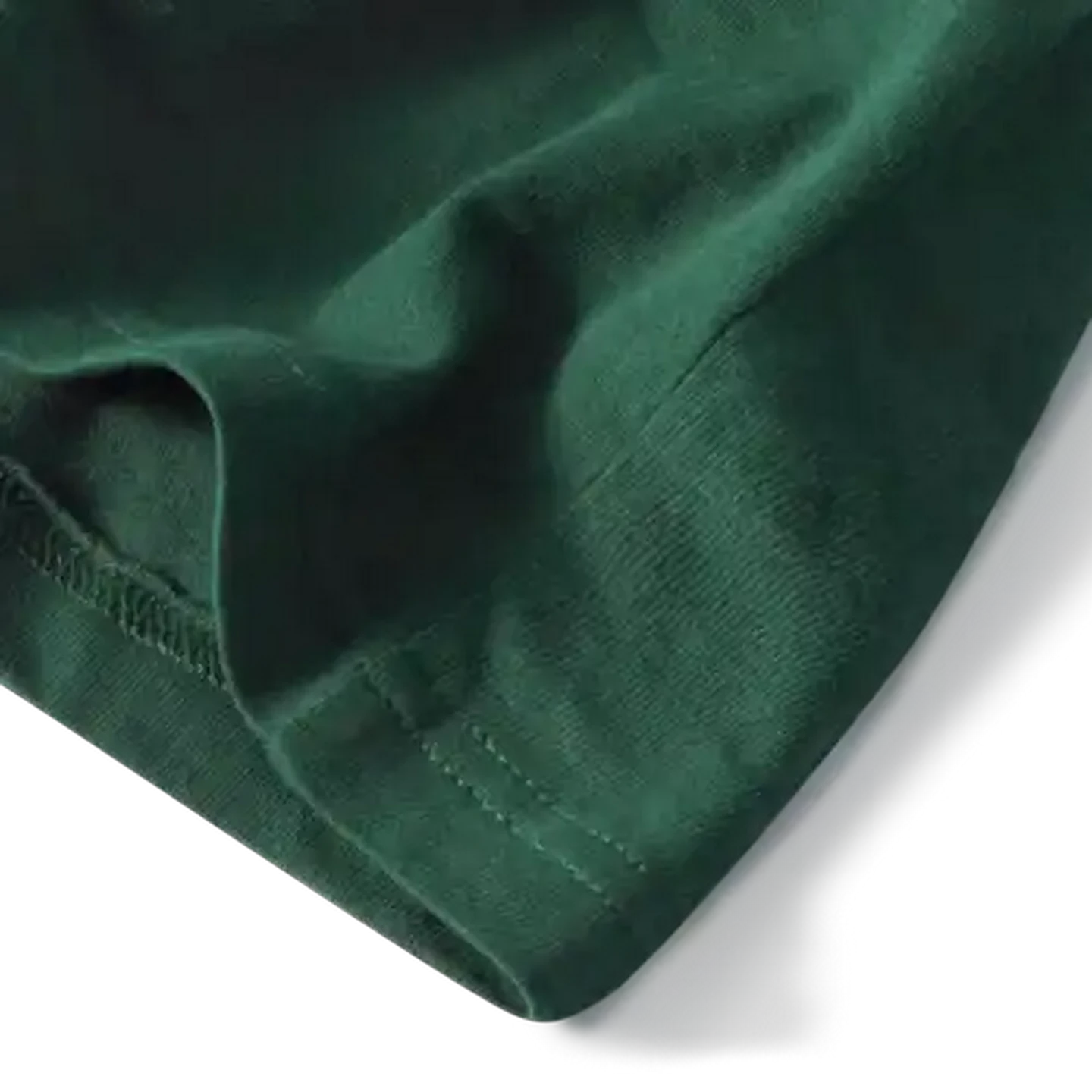 Image of Every Wear Mens Dark Green V-Neck T-Shirt Medium