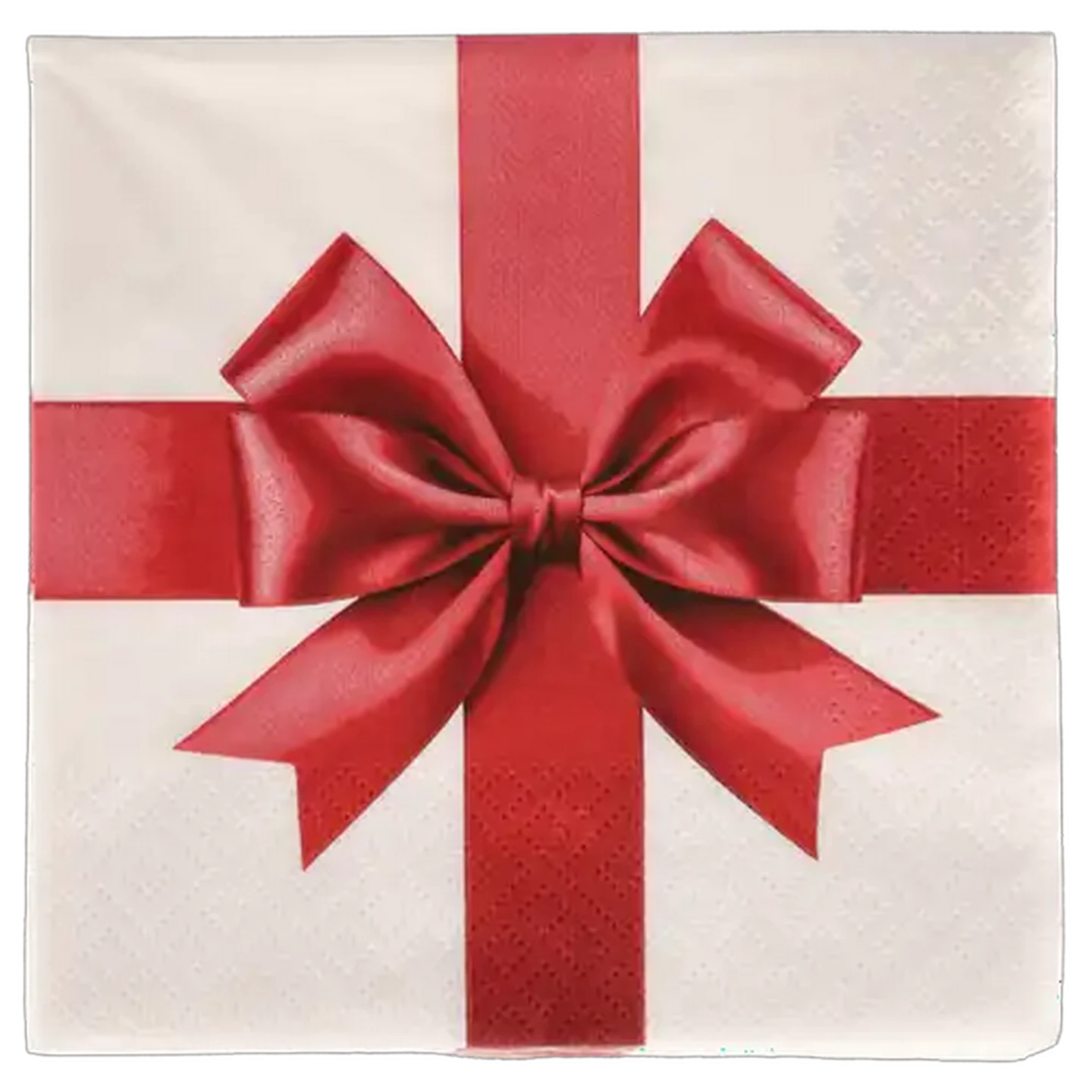 Image of Atelier Big Bow Christmas Napkins 3-Ply 33 x 33cm 20-Pack