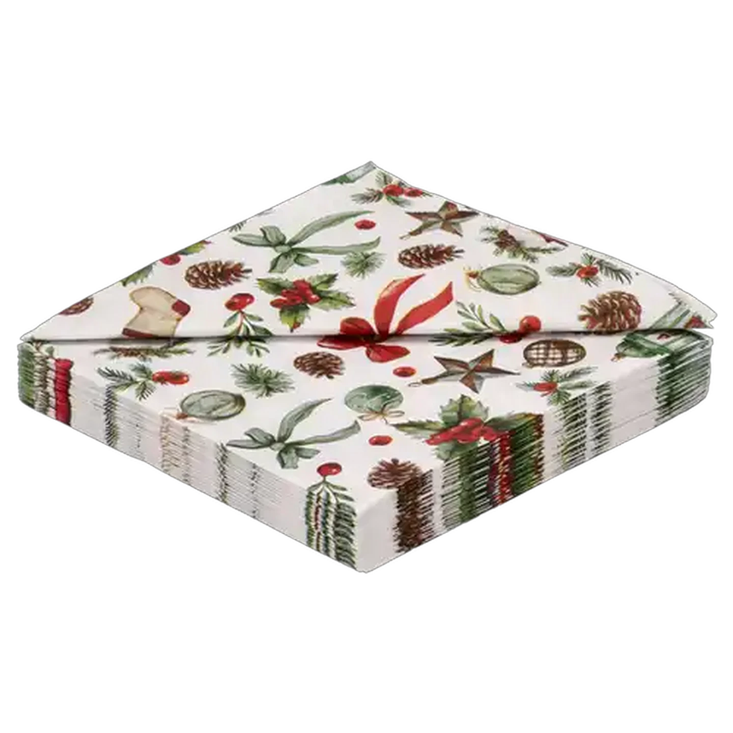 Image of Atelier Festive Christmas Napkins 3-Ply 33 x 33cm 20-Pack
