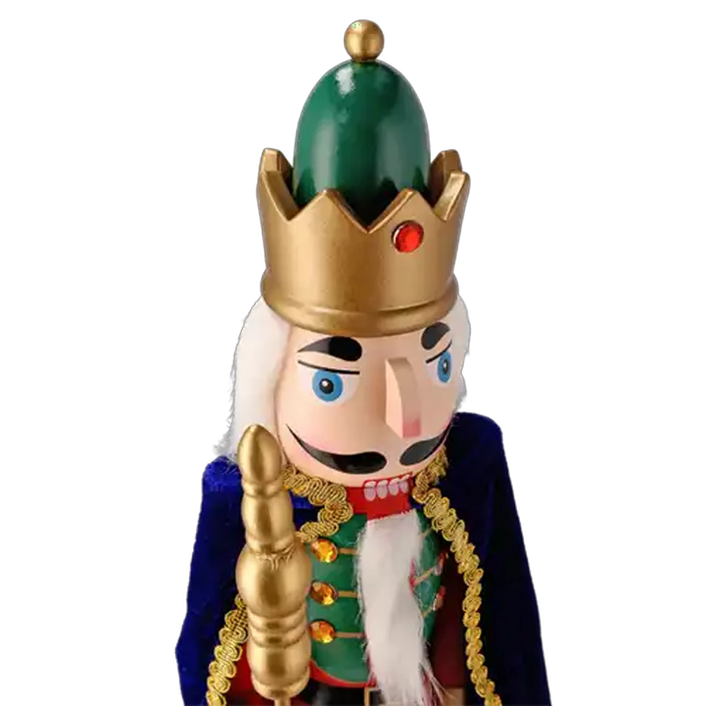 Image of Traditional Wooden King Christmas Nutcracker 50cm