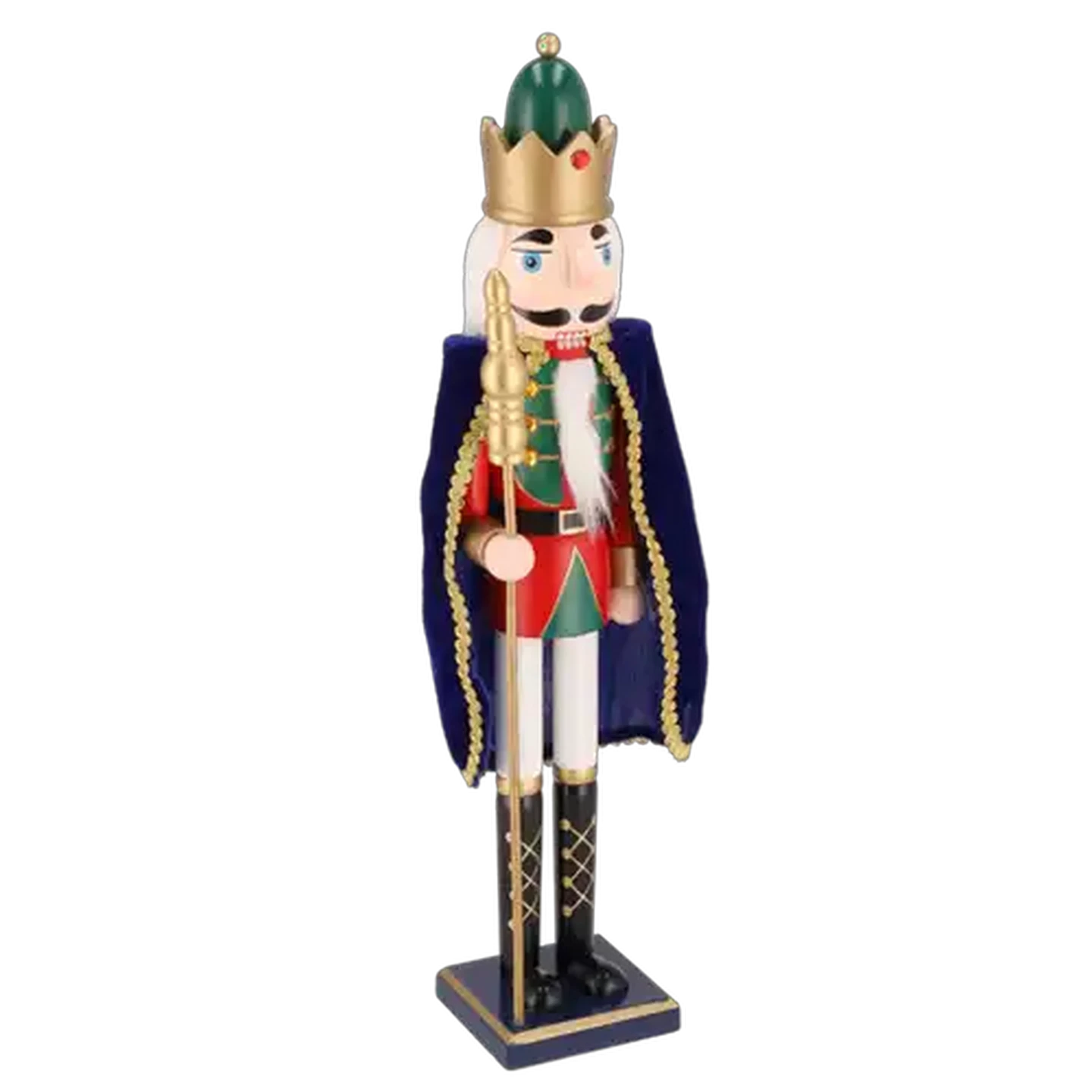Image of Traditional Wooden King Christmas Nutcracker 50cm