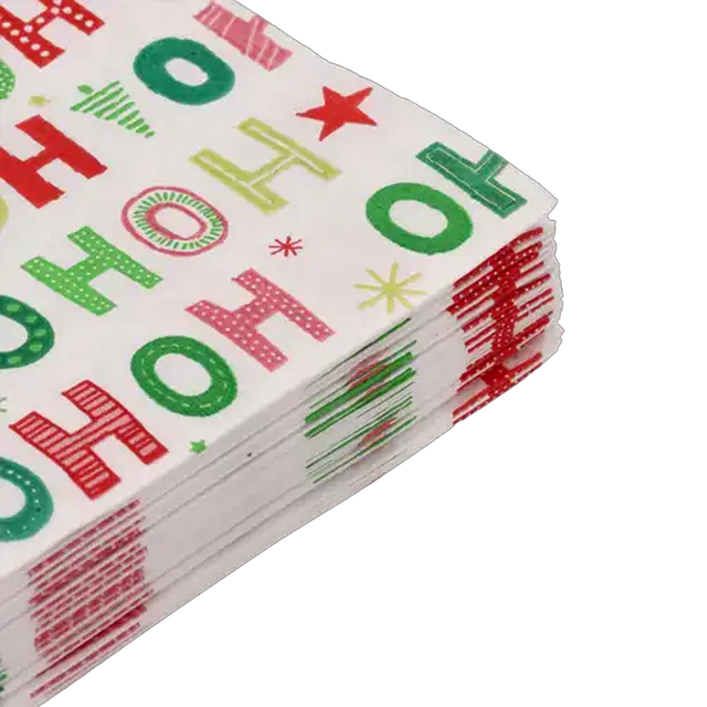 Image of Atelier HO HO HO Christmas Napkins 3-Ply 33 x 33cm 20-Pack