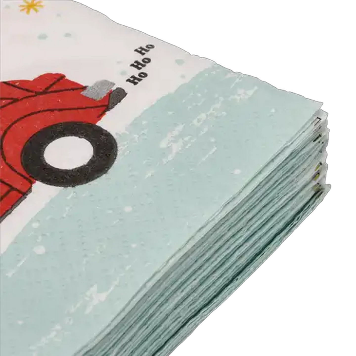 Image of Atelier Santa's Car Christmas Napkins 3-Ply 33 x 33cm 20-Pack
