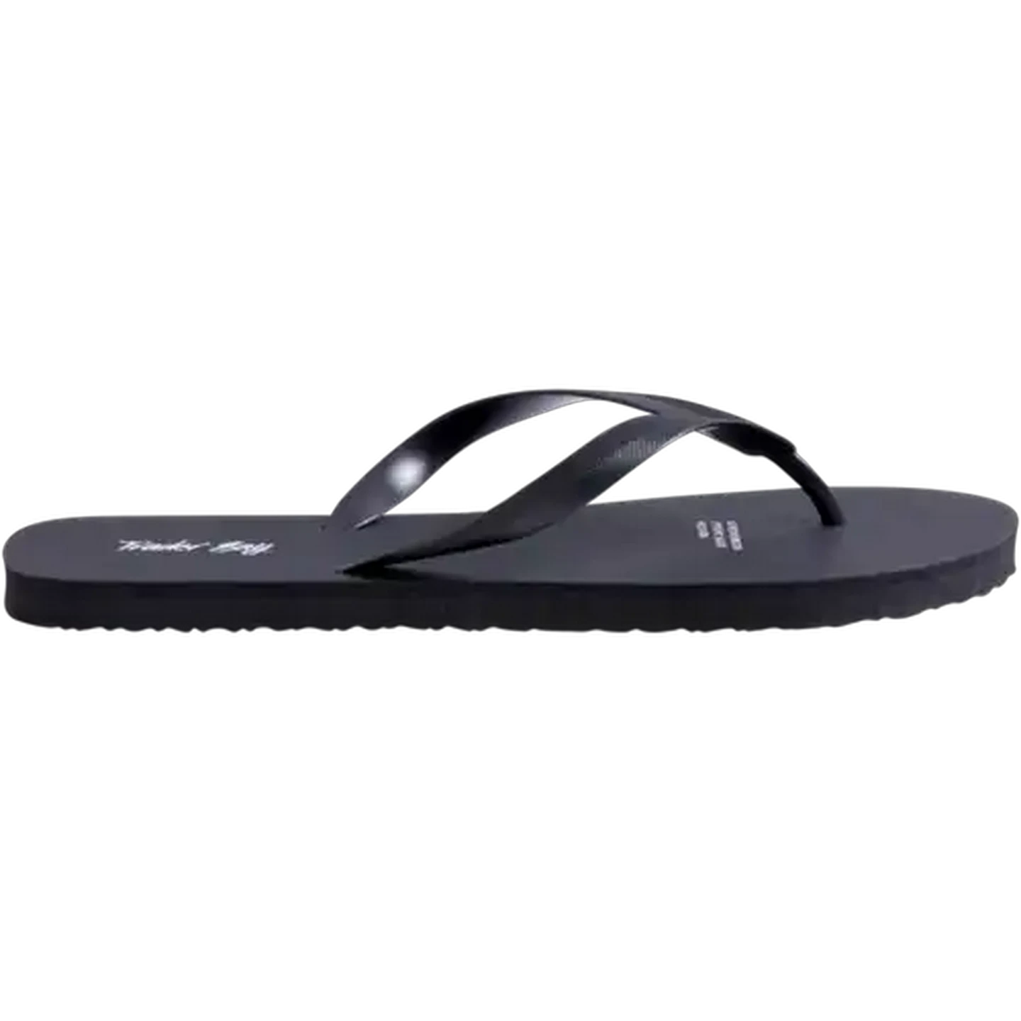 Image of Trader Bay Men's Black Thong Sandals (Size 8-9)