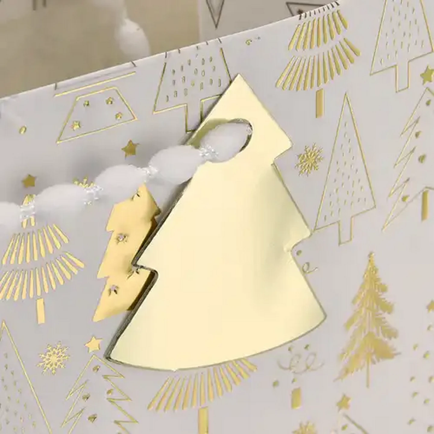 Image of Small Christmas Foil Gift Bag