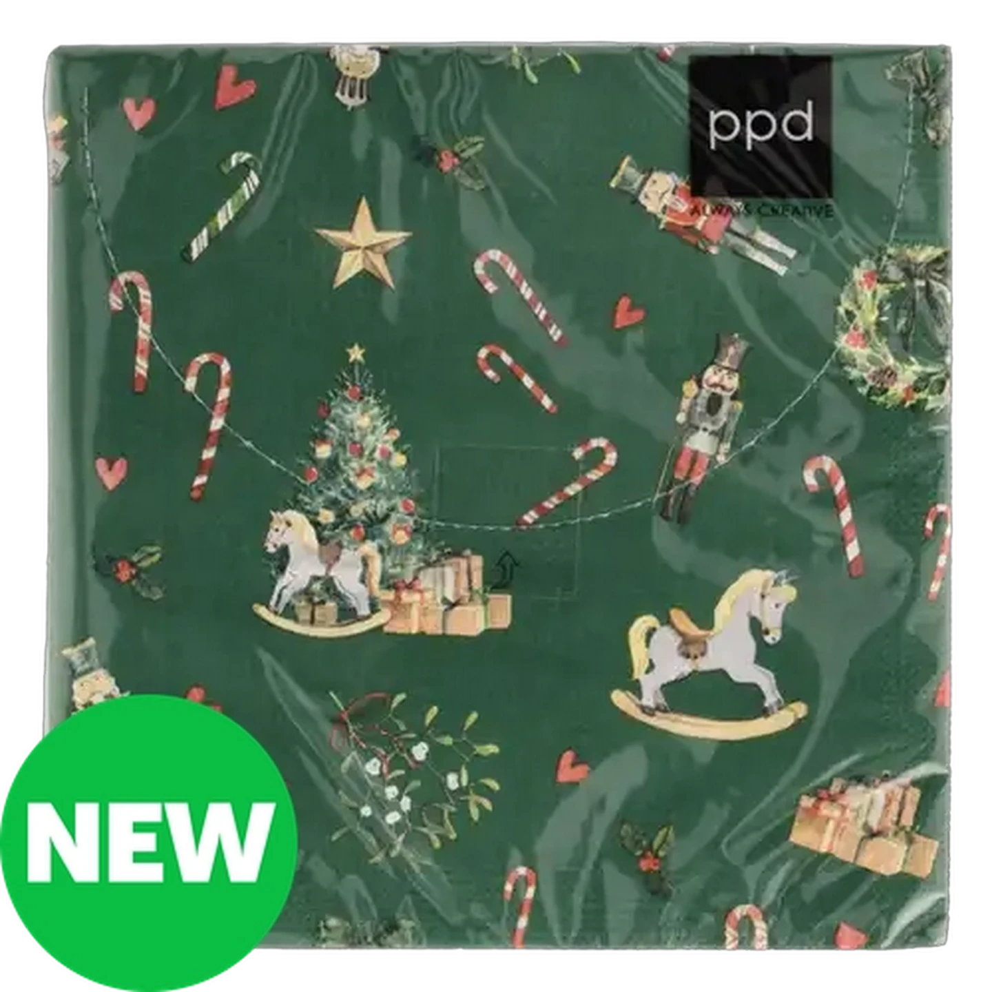 Image of Atelier Heritage Christmas Napkins 3-Ply 33 x 33cm 20-Pack