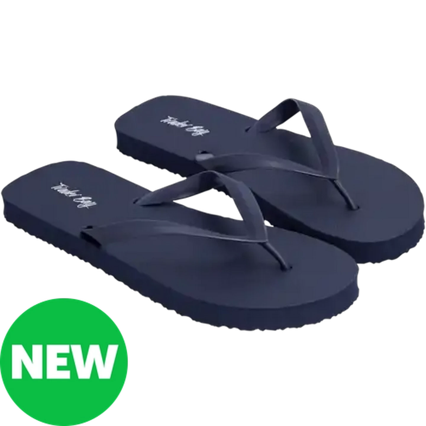 Image of Trader Bay Men's Navy Thong Sandals (Size 6-7)