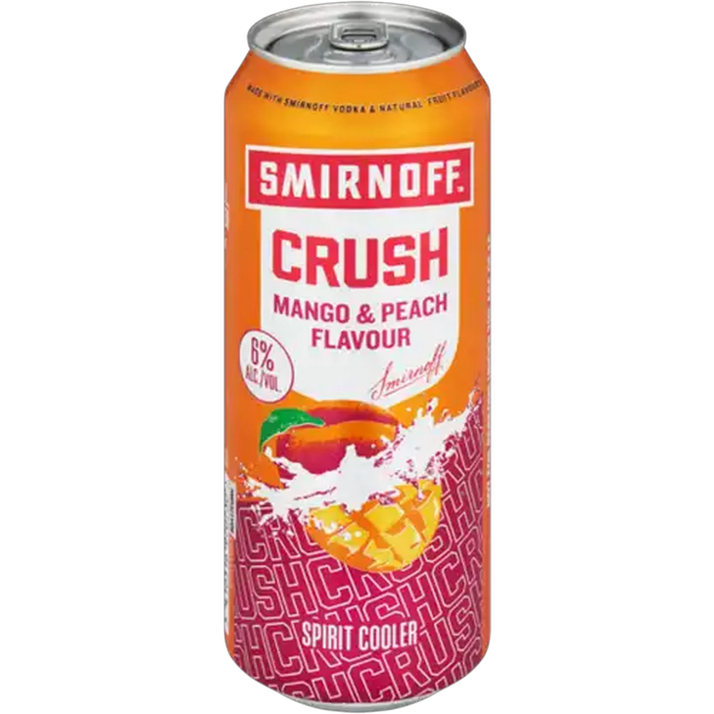 Image of Smirnoff Crush Mango & Peach Flavour Spirit Cooler Can 500ml 