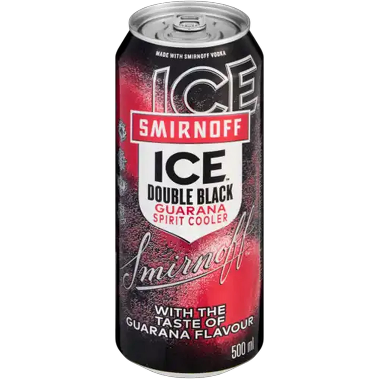 Image of Smirnoff Ice Guarana Double Black Spirit Cooler Can 500ml 