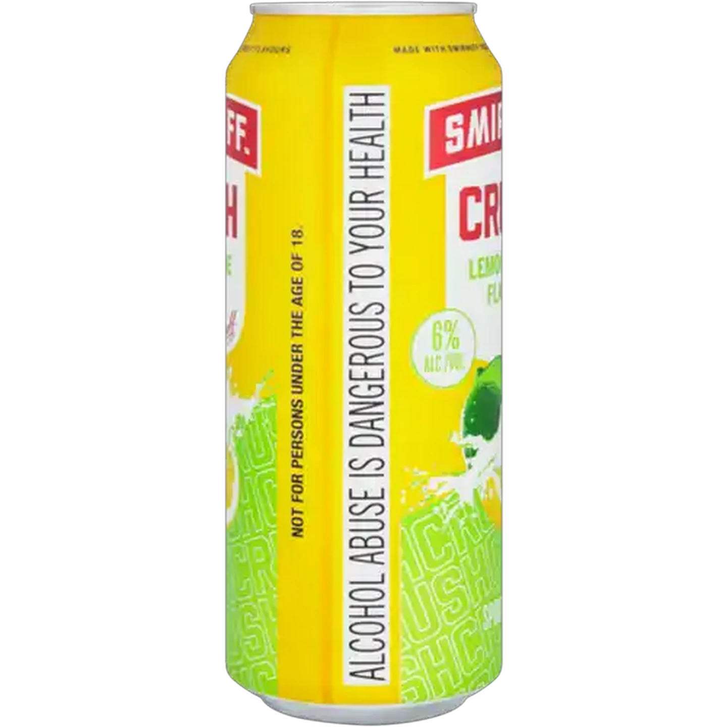 Image of Smirnoff Crush Lemon & Lime Flavour Spirit Cooler Can 500ml 