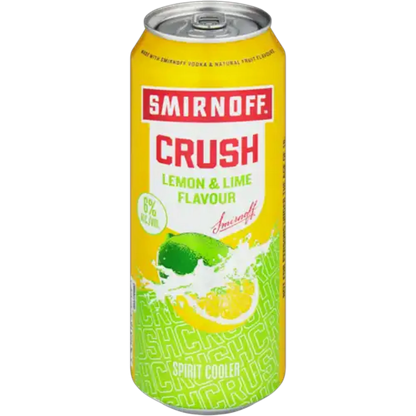 Image of Smirnoff Crush Lemon & Lime Flavour Spirit Cooler Can 500ml 