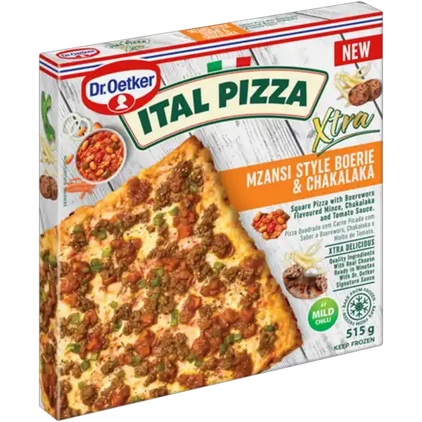 Image of Dr. Oetker Ital Pizza Frozen Mzansi Style Boerie & Chakalaka Pizza 515g 