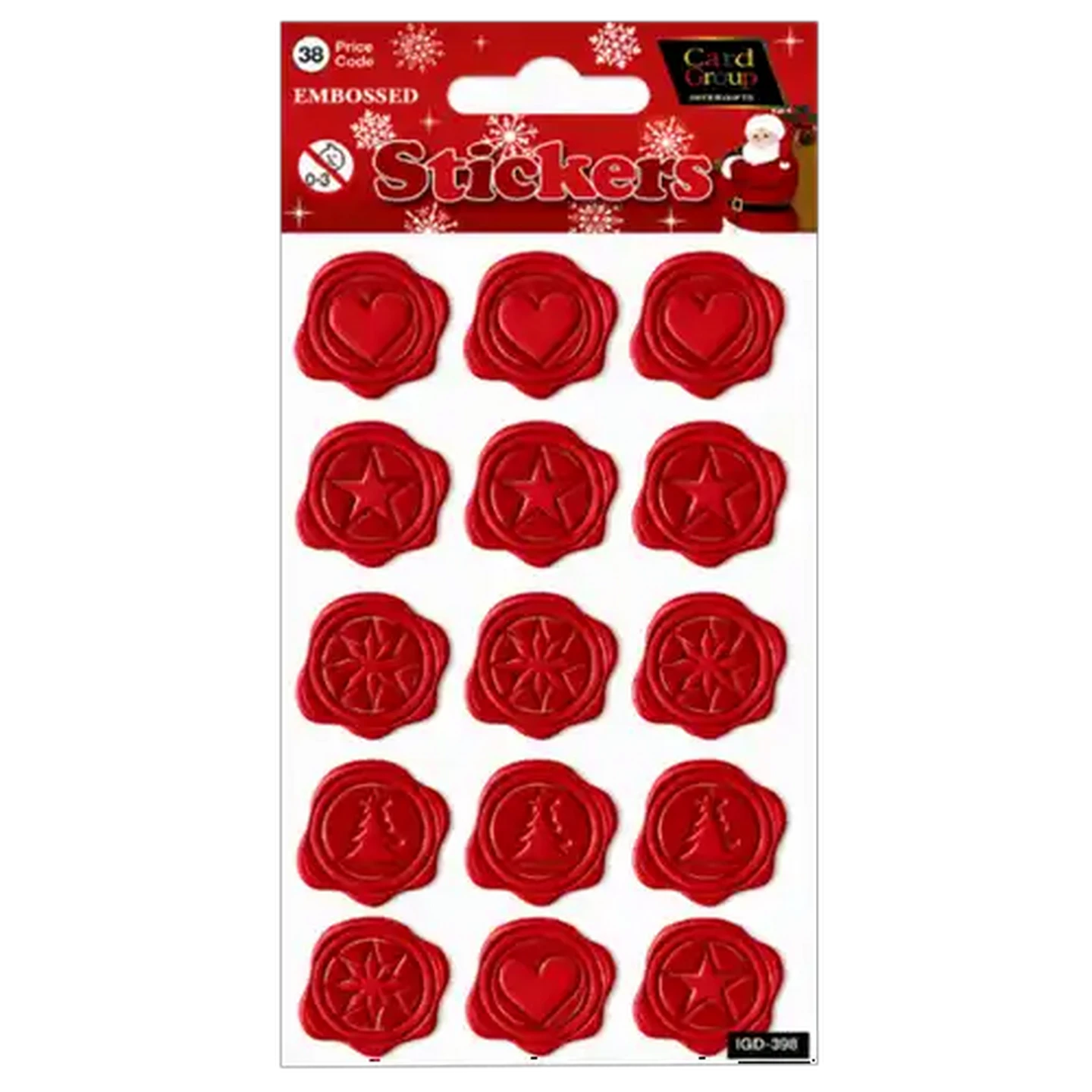 Image of CardCo Novelty Christmas Stickers (Design May Vary)
