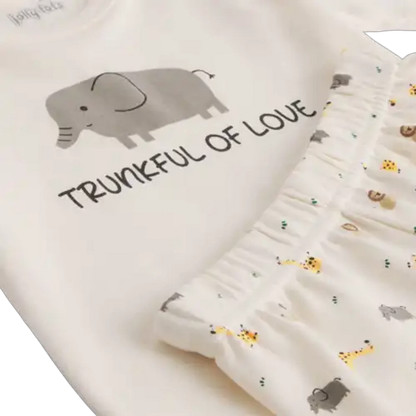 Image of Jolly Tots Basics Sleep Set 2 Piece 3 - 6 Months
