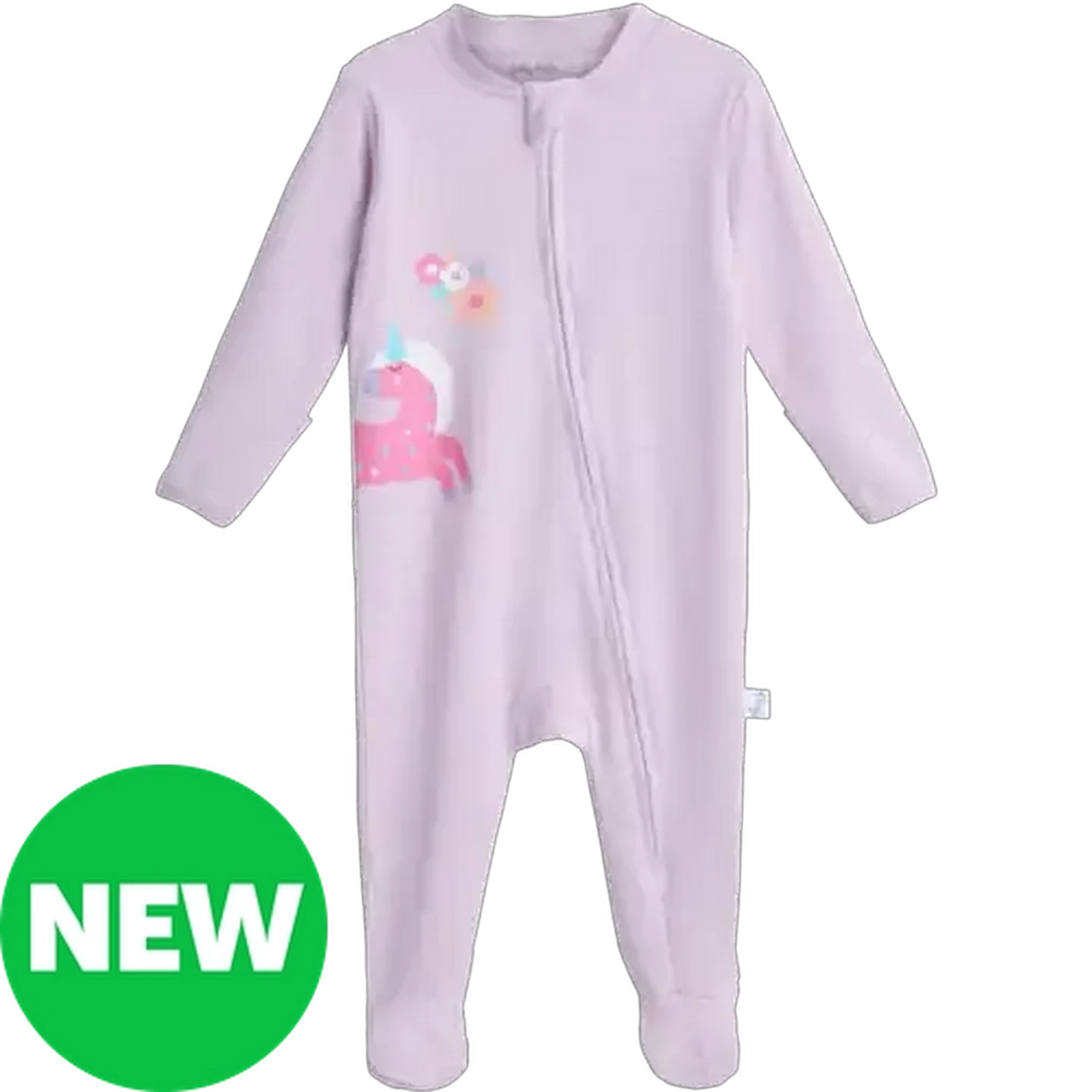 Image of Jolly Tots Basics Mauve Sleepsuit 18 - 24 Months