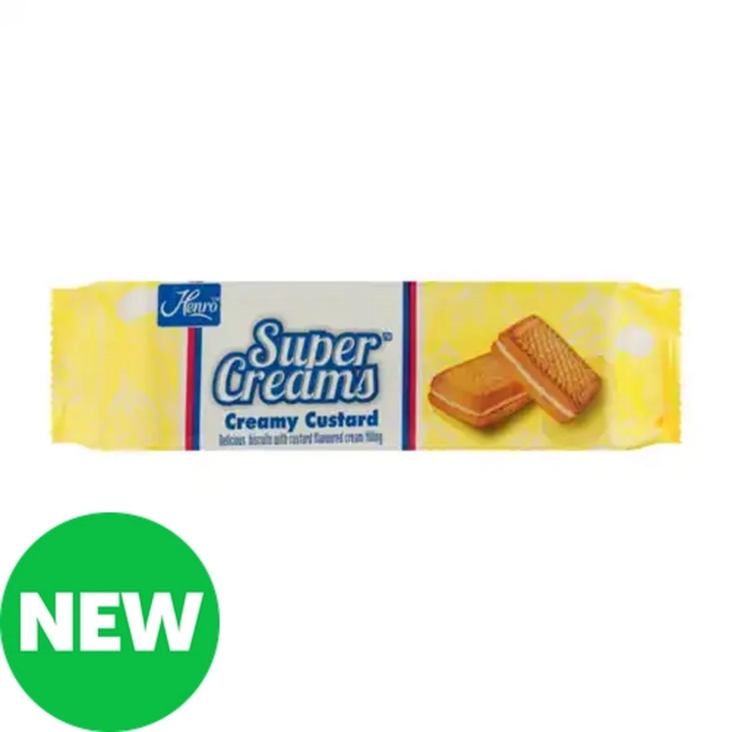 Image of Henro Super Creams Creamy Custard Biscuits 125g