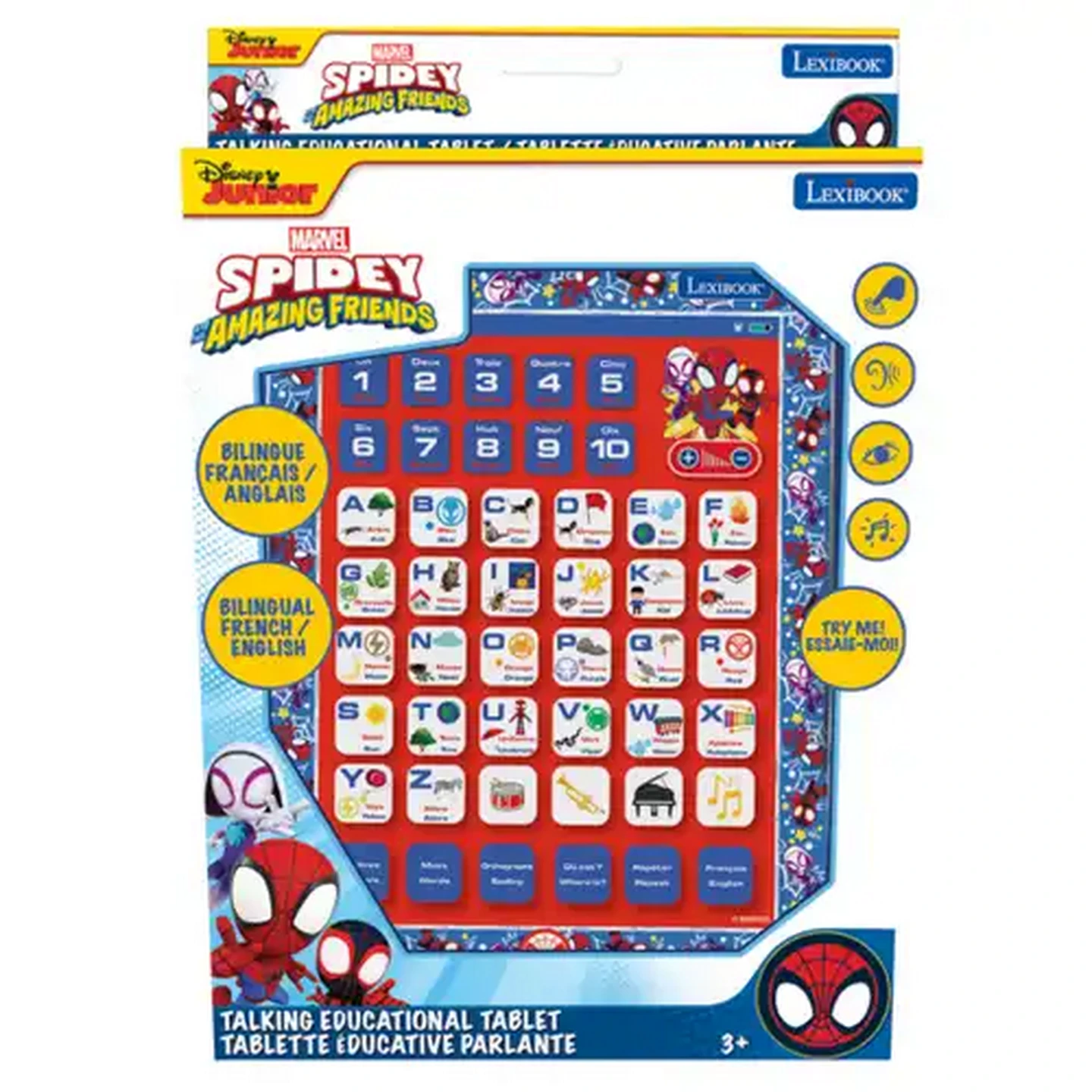 Image of Lexibook Marvel Spidey and His Amazing Friends Bilingual Interactive Tablet
