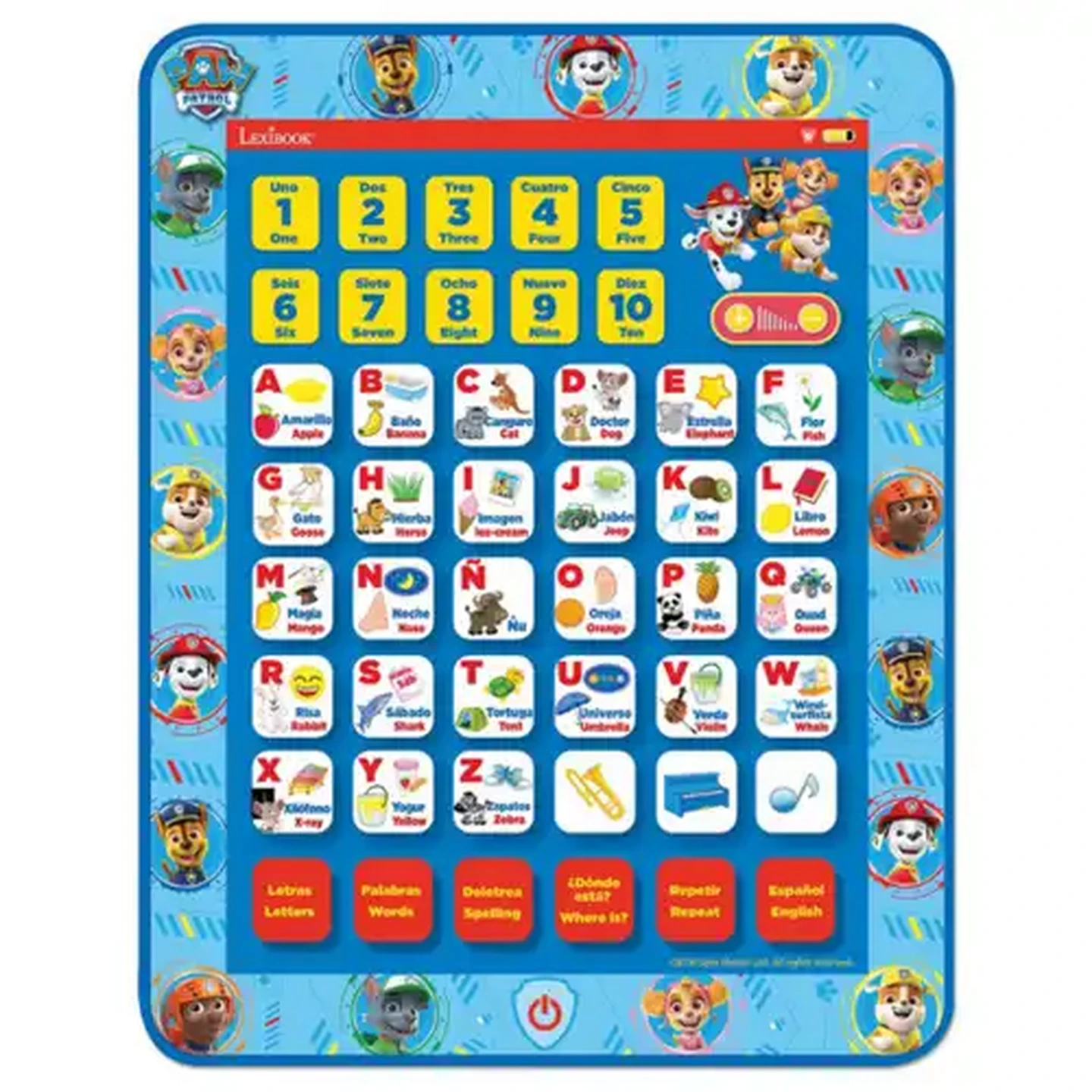 Image of Lexibook PAW Patrol Bilingual Interactive Touch Learning Pad