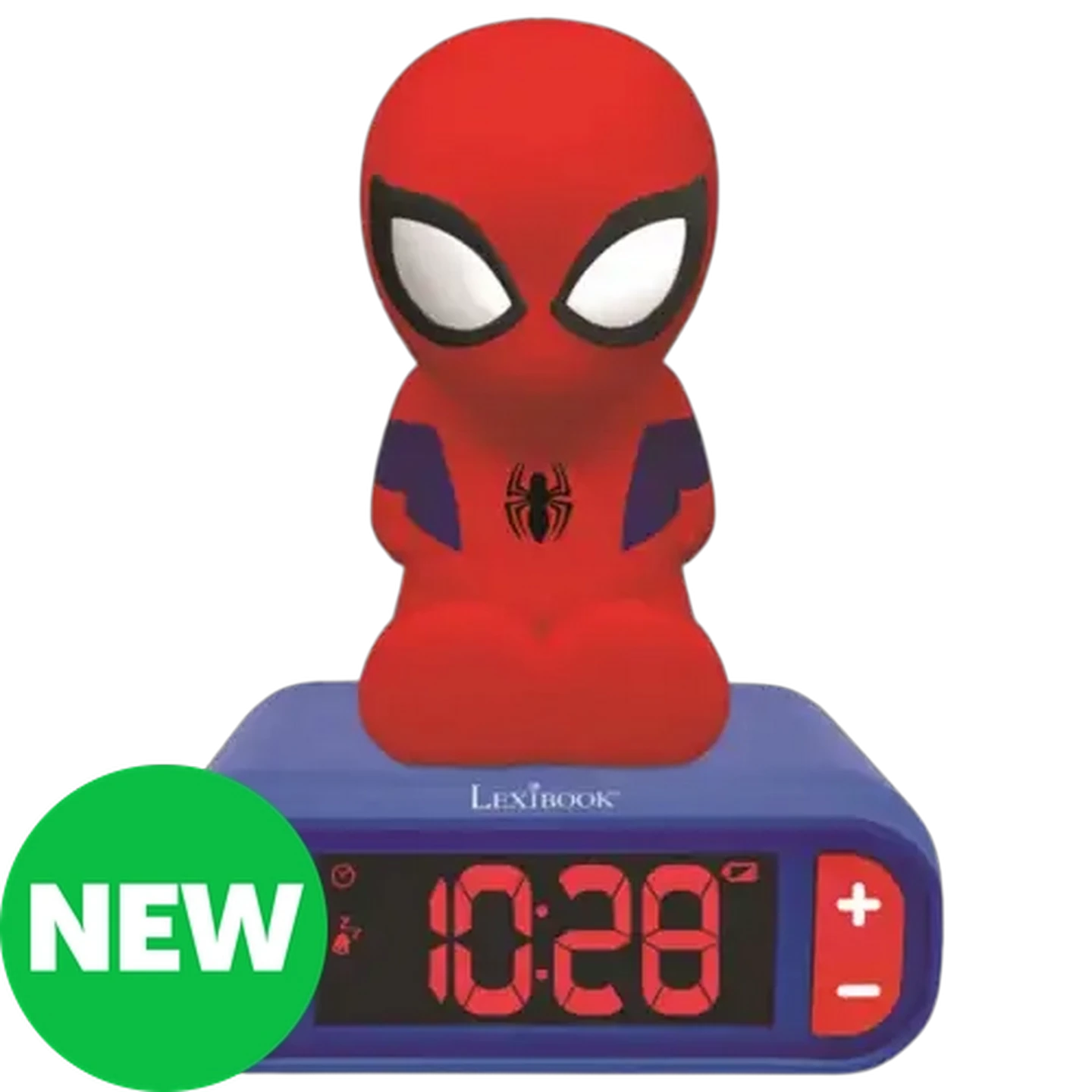 Image of Lexibook Spider-Man 3D Nightlight Digital Alarm Clock
