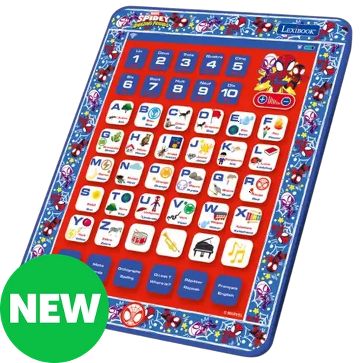 Image of Lexibook Marvel Spidey and His Amazing Friends Bilingual Interactive Tablet