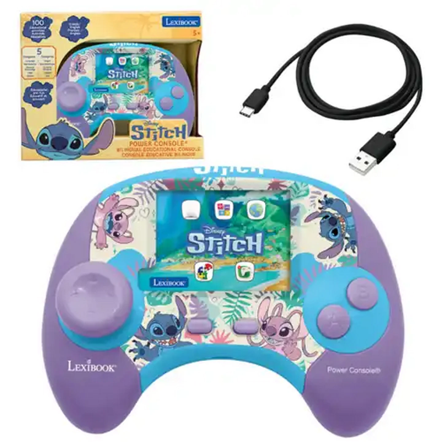 Image of Lexibook Stitch Bilingual Educational Power Console