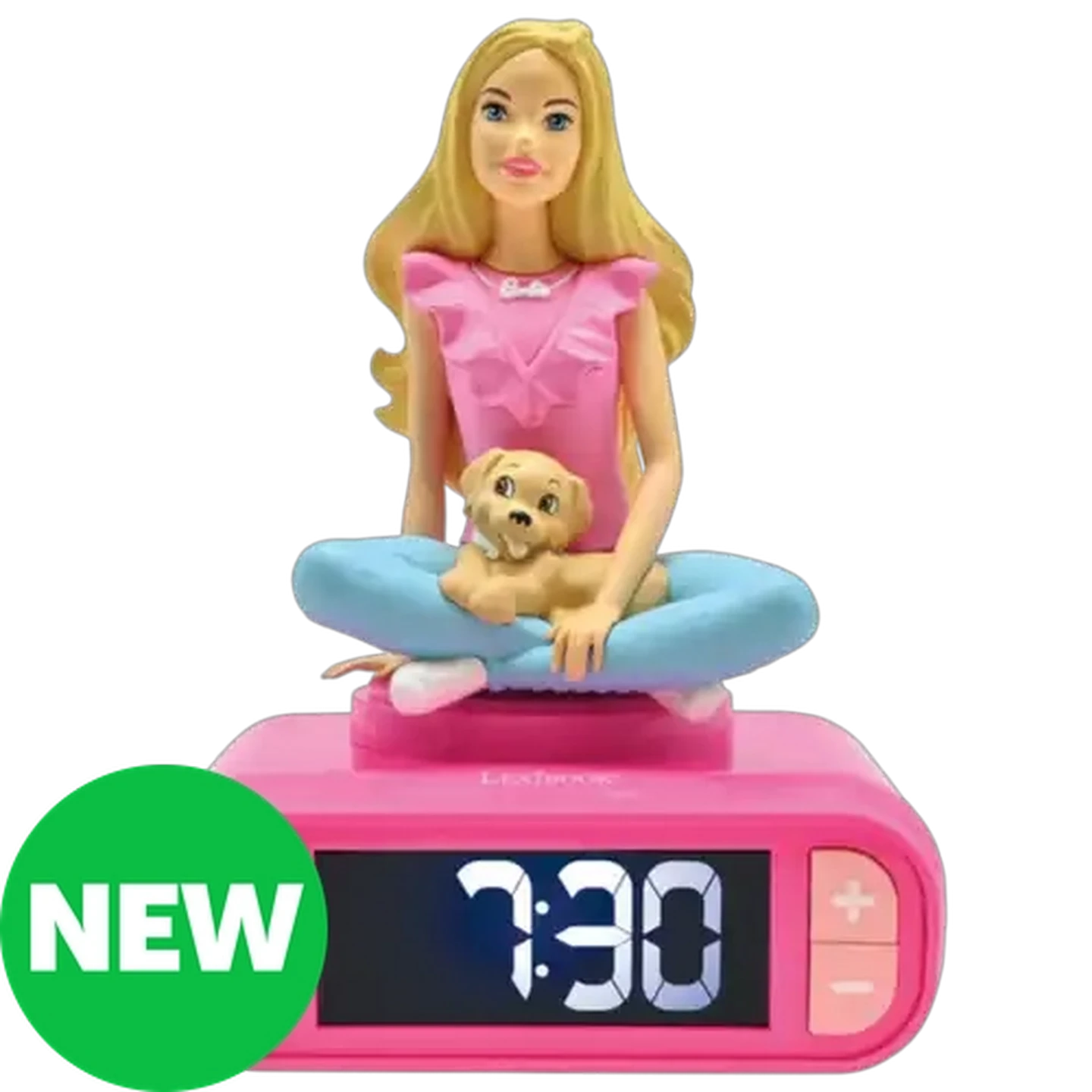 Image of Lexibook Barbie 3D Nightlight Digital Alarm Clock