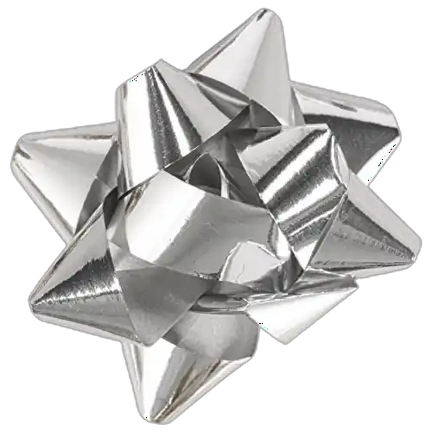 Image of North Pole Silver & Gold Metallic Christmas Gift Bows 16-Pack
