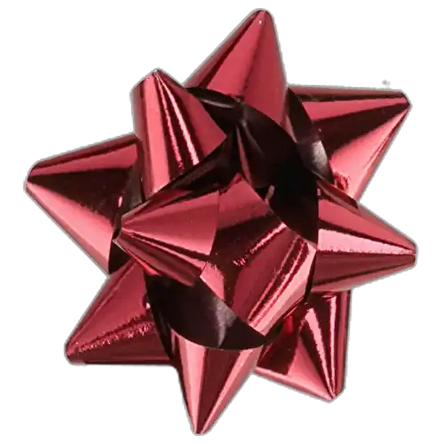 Image of North Pole Multicoloured Metallic Christmas Gift Bows 16-Piece