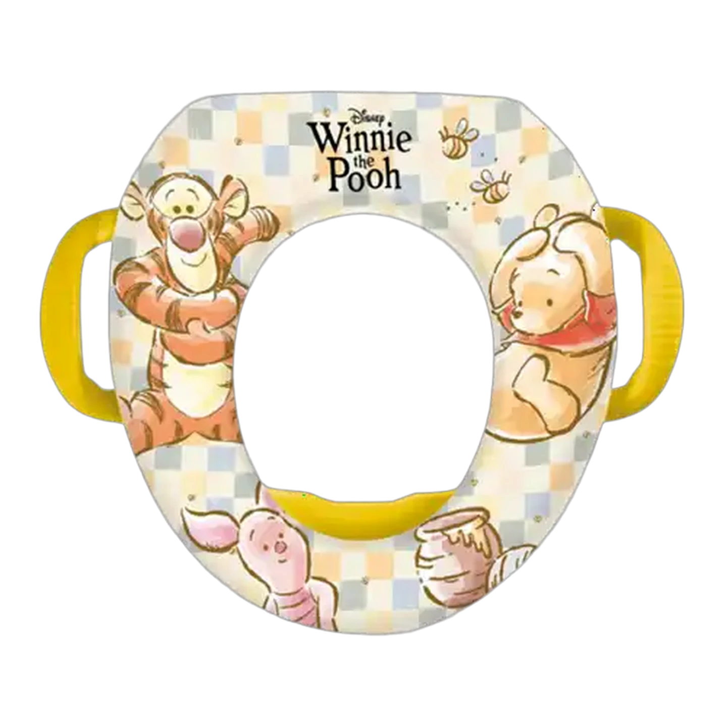 Image of Dreambaby Pooh & Friends Mini Toilet Seat With Handles 10 Months+