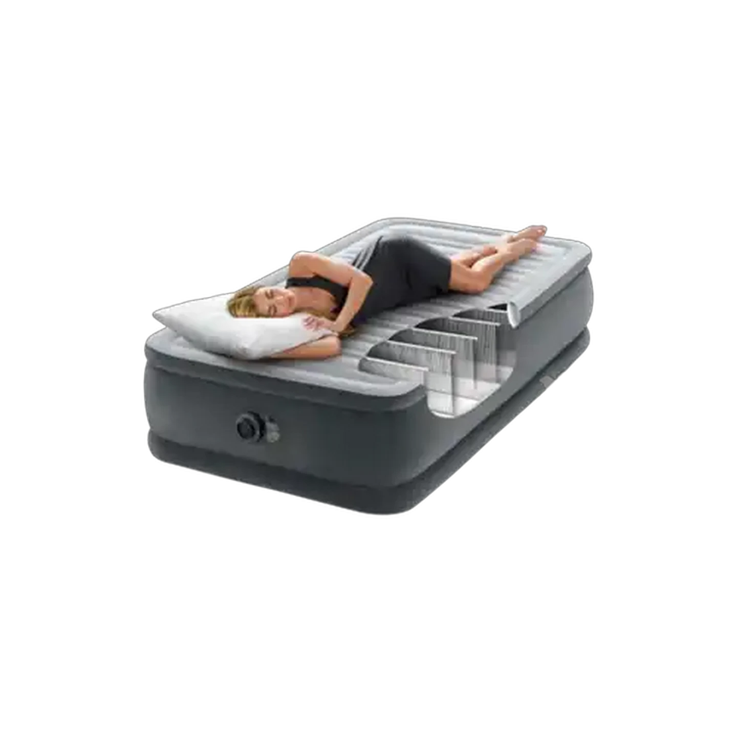 Image of Intex Dura-Beam Single Deluxe Comfort Plush Airbed