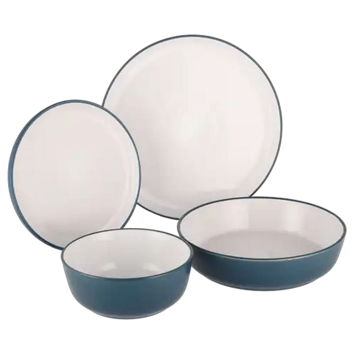 Image of Pure Dinner Set 24-Piece (Colour May Vary)