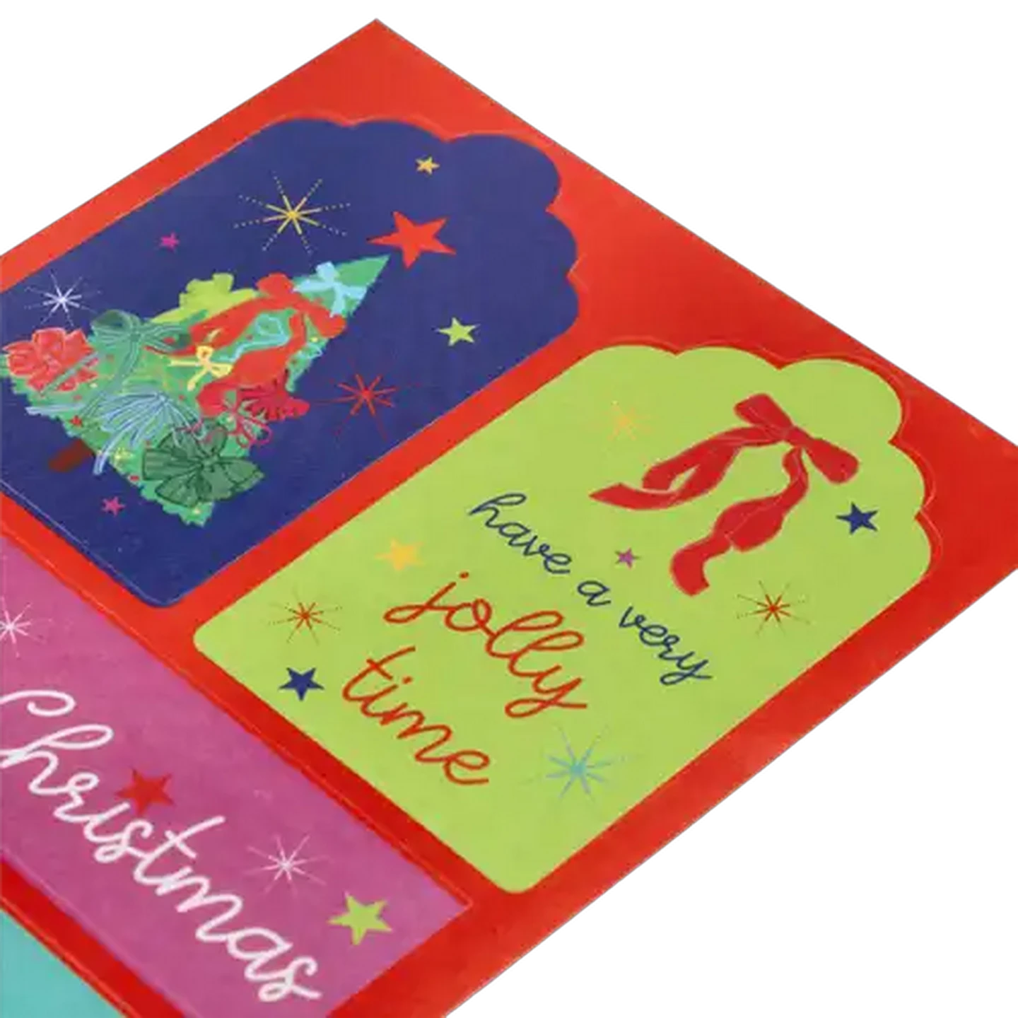 Image of Bows & Wishes Stick-On Christmas Labels 20-Pack