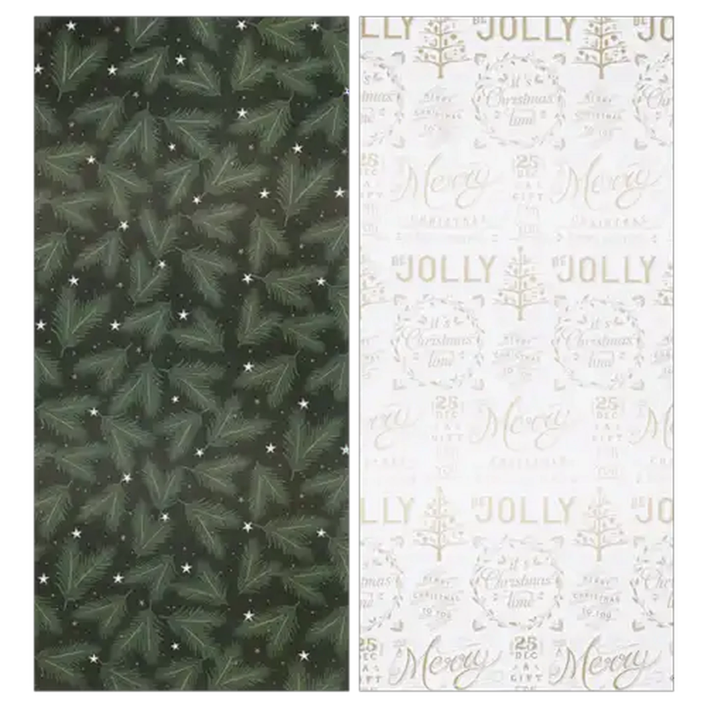 Image of Festive Stars Christmas Gift Wrap 1m x 70cm (Design May Vary)