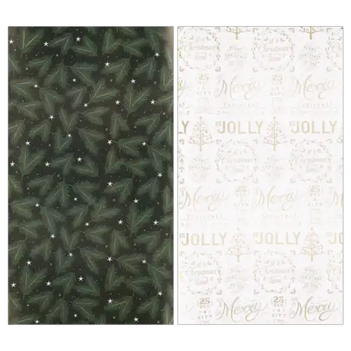 Image of Christmas Festive Stars Gift Wrap 1m 3-Pack