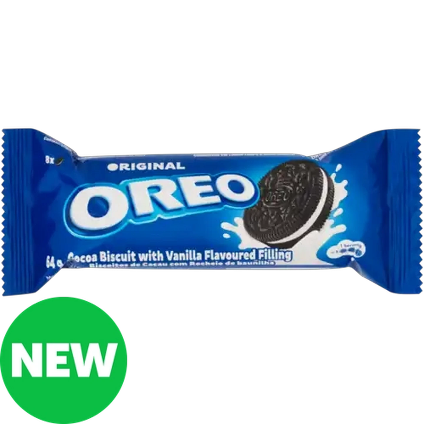 Image of OREO Original Cocoa Biscuit with Vanilla Flavoured Filling 64g 