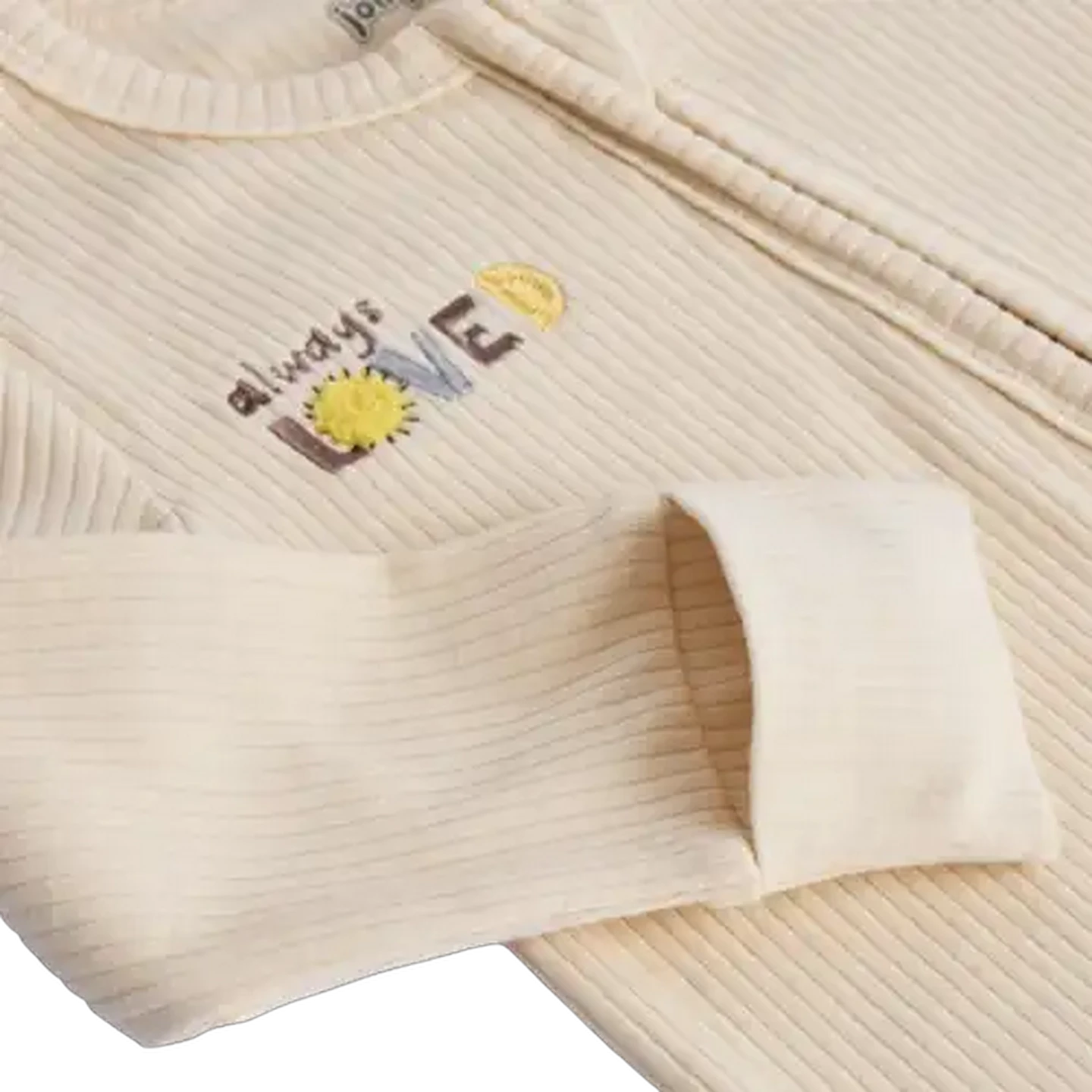 Image of Jolly Tots Basics Unisex Ribbed Sleepsuit 0 - 3 Months