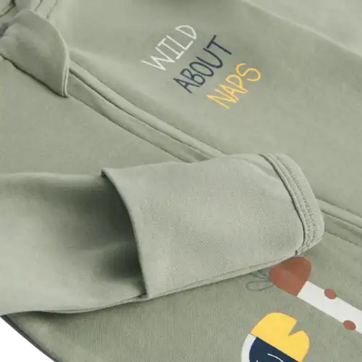 Image of Jolly Tots Basics Green Sleepsuit Newborn