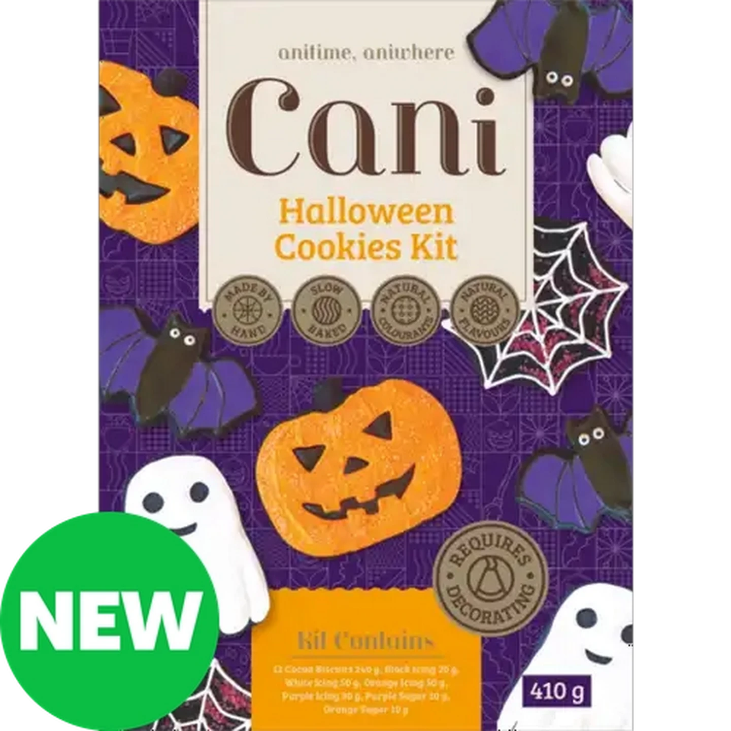 Image of Cani Halloween Cookies Kit 410g 