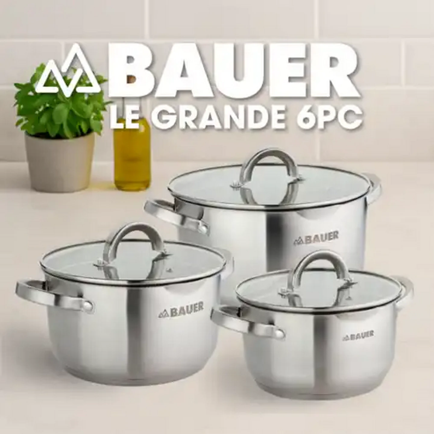 Image of Bauer Le Grande Pots Set 6-Piece