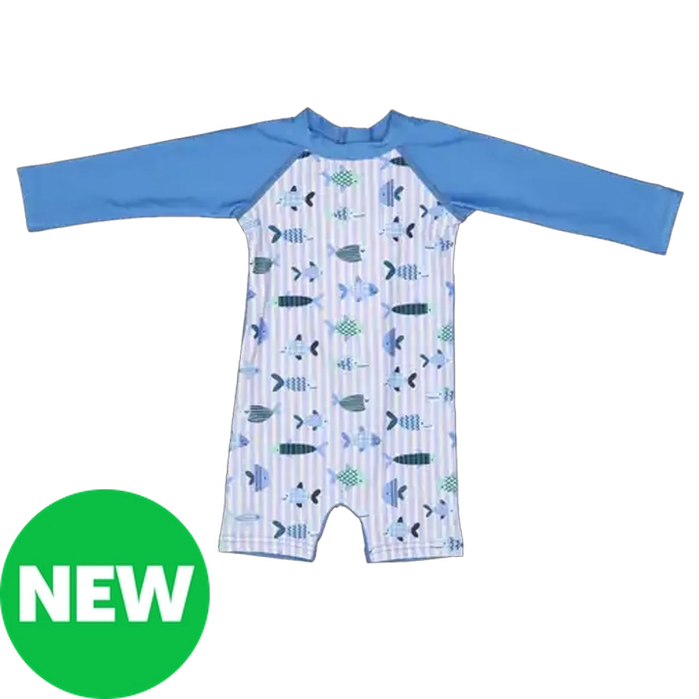 Image of Jolly Tots Fishy Pals Sunsuit 12 - 18 Months