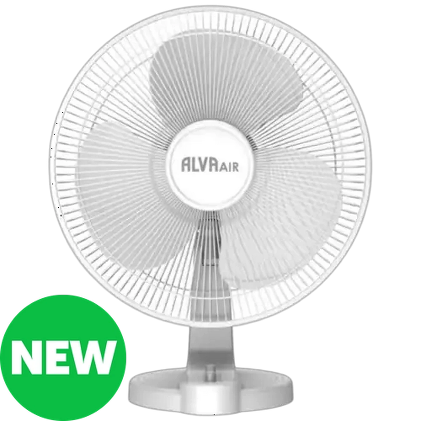 Image of Alva Air White Plastic Desk Fan 45W (40cm)